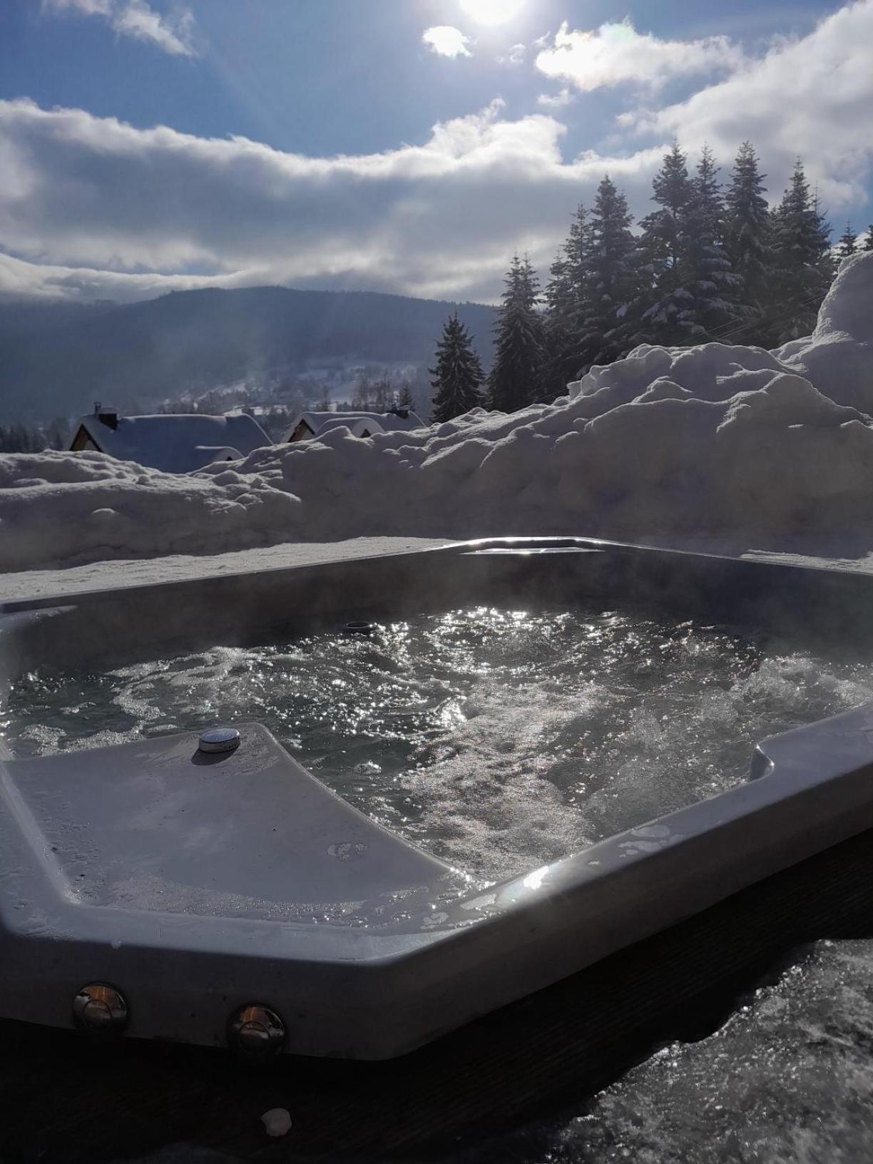 Вилла Zawoja Nad Korona Z Jacuzzi Экстерьер фото