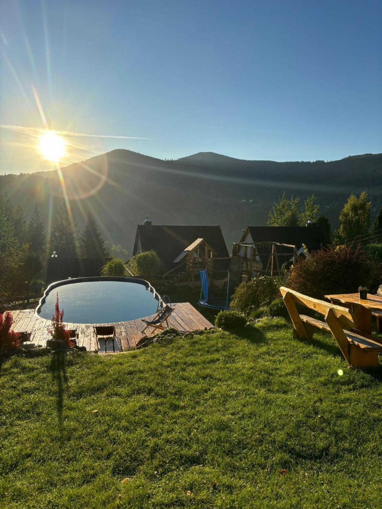 Вилла Zawoja Nad Korona Z Jacuzzi Экстерьер фото