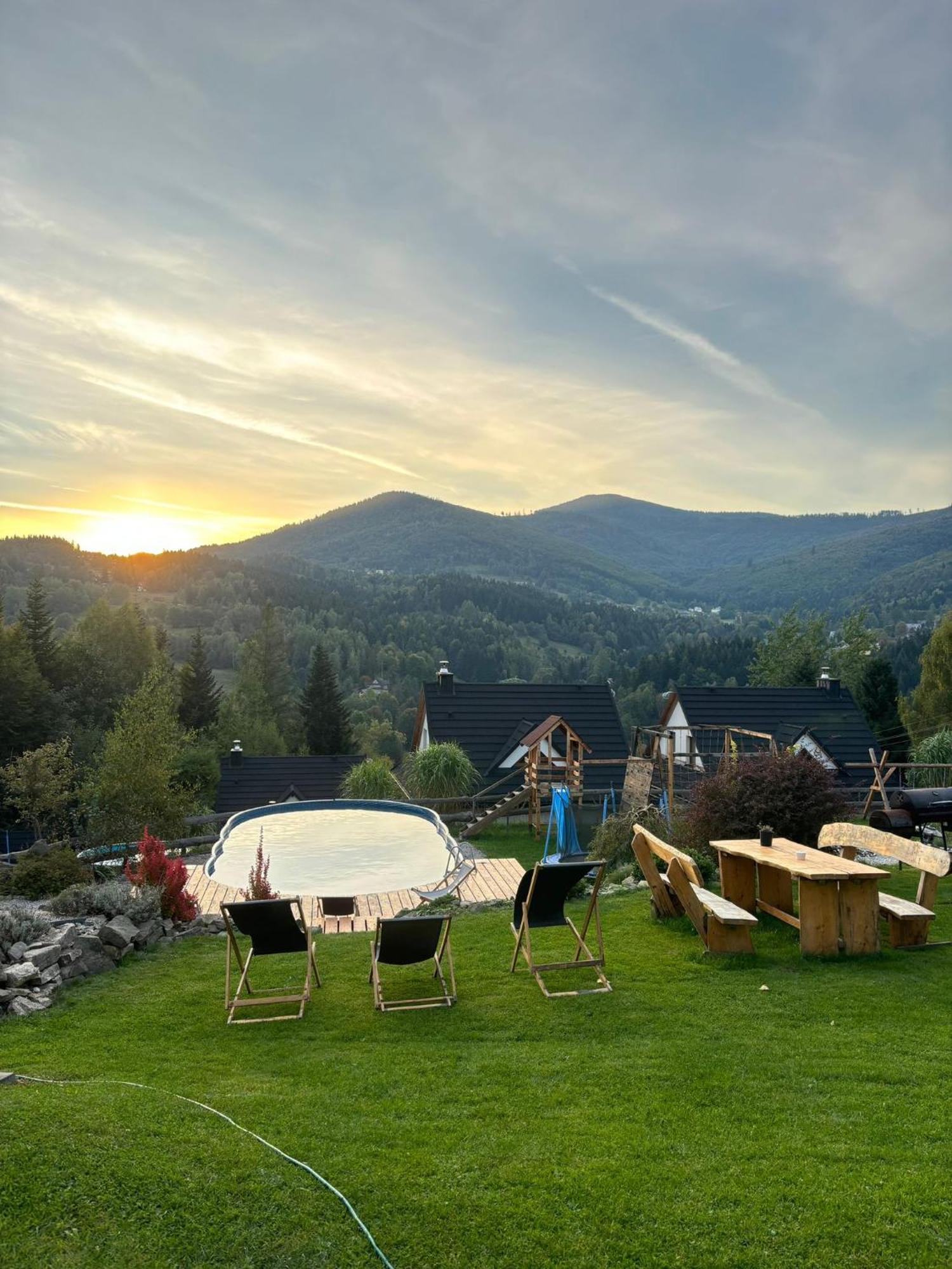 Вилла Zawoja Nad Korona Z Jacuzzi Экстерьер фото